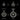 Size comparison chart for the Silver Taurus Pendant, showing the XSmall, Small, Medium, and Large options with their respective measurements.