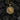 Gold plated variation of the Jesus Crown of Thorns pendant showcasing detailed relief work and religious symbolism