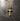 Gold vermeil variation of rustic cross pendant necklace showing textured surface and chain detail