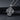 Reverse view of silver religious pendant showing Crucifixion of Jesus and intricate Cyrillic text