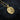 Gold variation of the ancient Greek coin pendant featuring Hercules head profile on dark background