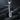 Tenor Saxophone Pendant, polished, angled view