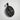 Striking dark oxidized silver St. Benedict pendant displaying a bold contrast and meticulously carved religious details.