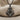 Anchor Helm Pendant, black rhodium, front view on fabric