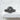 Pave Triangle Ring in black rhodium plated finish, front view