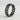 Cuban Chain Eternity Ring, black rhodium, product photo angled view