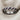 Twisted Eternity Ring, oxidized, front view on fabric