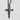 Close-up of the oxidized silver INRI crucifix pendant highlighting the sacred inscription plaque and corner nail details