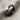 Geometric Rhombus Ring, oxidized silver product photo on fabric
