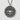 Hammered Lotus Blossom Pendant, oxidized finish, front view on stone background