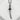 Samurai Katana Pendant, oxidized, front view on stone