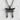 Hammered Torii Gate Pendant, oxidized silver, front view on textured wall