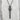 Japanese chopsticks pendant, oxidized silver, front view on light stone