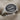 Close-up of the freestyle swimmer ring highlighting the deeply oxidized Seigaiha wave texture and figure