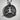 Close-up of the slam dunk pendant highlighting the textured basketball background and oxidized silver finish.