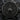 Front-facing angle of handcrafted anime summoning seal ring highlighting the deep contrast of dark oxidation