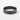 Ei Kanji Eternity Ring, black rhodium plated, angled product photo on white background