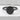 Hikari Kanji Ring, black rhodium, angled front view on stone
