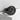 Great Wave Signet Ring in black rhodium, angled view on stone