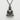 Great Buddha Pendant, black rhodium, front view
