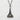 Tokyo Tower Plaque Pendant, black rhodium, front view against white background
