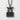Hiroshima Torii Pendant, black rhodium, front view