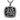 Front view of 925 sterling silver Fuku kanji pendant showing polished Japanese character and oxidized background