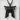 Nested Torii Gate Pendant in black rhodium, front view