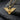 Angled view of handcrafted silver eagle necklace showing texture and oxidized finish on rock