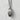 Nigiri Sushi Pendant, oxidized silver finish, front view