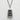 Japanese Pagoda Pendant, oxidized, front product view showing dark contrasting tiers