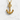 Front view of handcrafted nautical anchor pendant showcasing intricate rope, cross, and skeletal hand metalwork details.