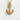 Detailed gothic anchor pendant necklace with rope and ship fluke motifs displayed against a white stucco textured wall