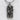 Close-up detail of the gothic demon pendant highlighting the oxidized silver finish and macabre sculptural elements.