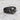 Ribbed Skull Crossbones Ring, oxidized silver, angled product view