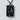 Fallen Soldier Dog Tag Pendant, black rhodium, product photo on textured stone surface