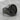 Hammered Masonic Signet Ring, black rhodium product view