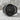 Past Master Masonic Ring, black rhodium finish, front view on stone