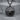 Lux E Tenebris Pendant, black rhodium finish, front product view