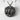 Detailed oxidized silver Triple Goddess amulet with delicate chain highlighting deep relief carving and moonstone.