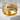 Coiled Japanese Dragon Ring, gold vermeil, front view