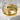 Coiled Japanese Dragon Ring, gold vermeil, front view