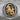 Capricorn Signet Ring, two-tone finish, front product view on stone