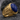 Special Forces Lapis Ring, gold vermeil, angled side view on rock