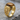 Scottish Rite Eagle Gemstone Ring, gold vermeil, side view on stone surface