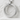 Scaled Ouroboros Dragon Pendant, polished, angled front view on stone pedestal