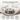 Solid 925 sterling silver skull band ring resting on beige linen fabric with product features highlight