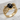 Double Dragon Guardian Ring, gold vermeil, product photo on stone base