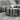 Segmented Geometric Ring, oxidized silver, close-up of stepped rectangular blocks