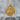 Kazan Mother of God cross pendant, gold vermeil product photo